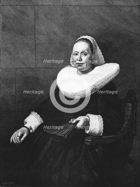 ''Portrait of a Dutch Lady, after Bartholomew Van Der Helst', 1891. Creator: Bartholomeus van der Helst.