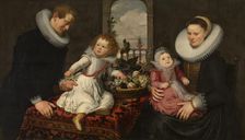 Portrait of a Family, 1599-1601. Creator: Anon