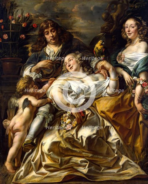 Portrait of a Family, 1650. Creator: Jacob Jordaens I.