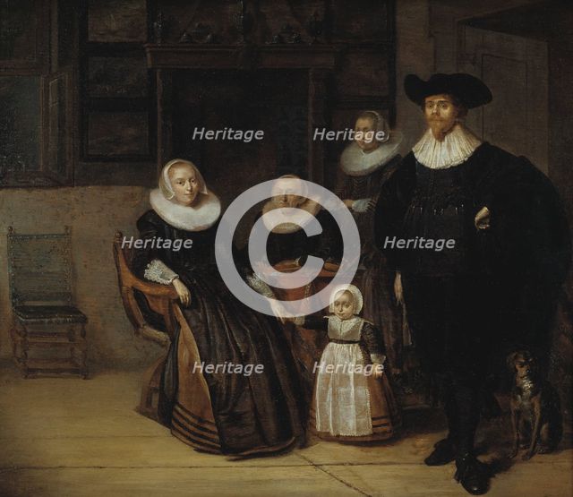 Portrait of a Family, 1661. Creator: Pieter Codde.