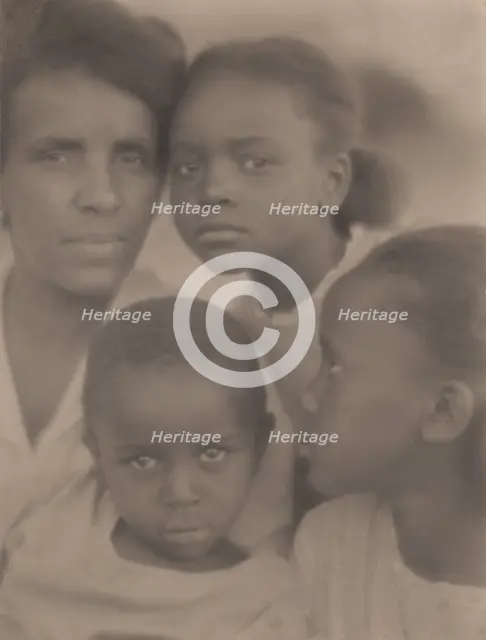 Portrait of a Family, 1922. Creator: Edith R Wilson.