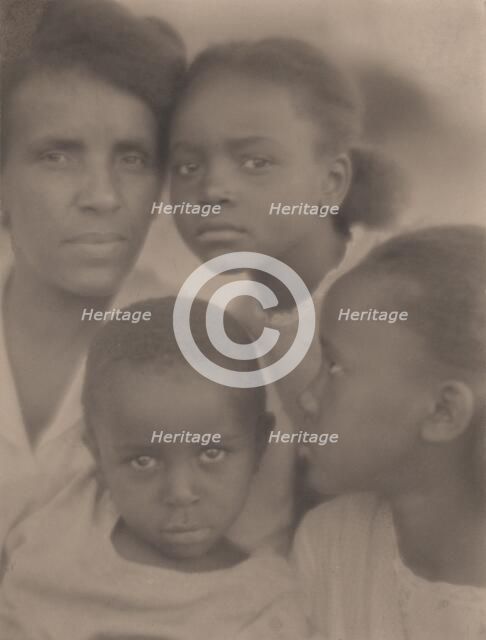 Portrait of a Family, 1922. Creator: Edith R Wilson.