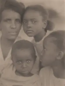 Portrait of a Family, 1922. Creator: Edith R Wilson
