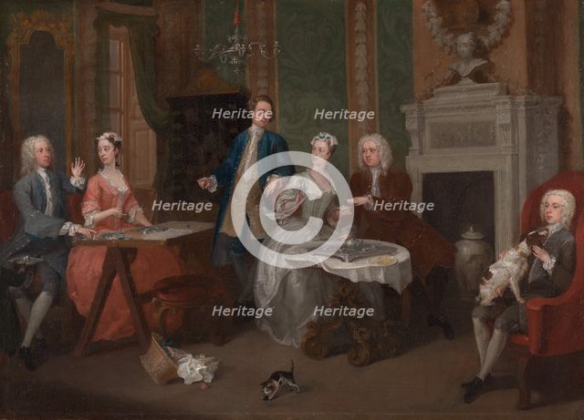 Portrait of a Family, ca. 1735. Creator: William Hogarth.