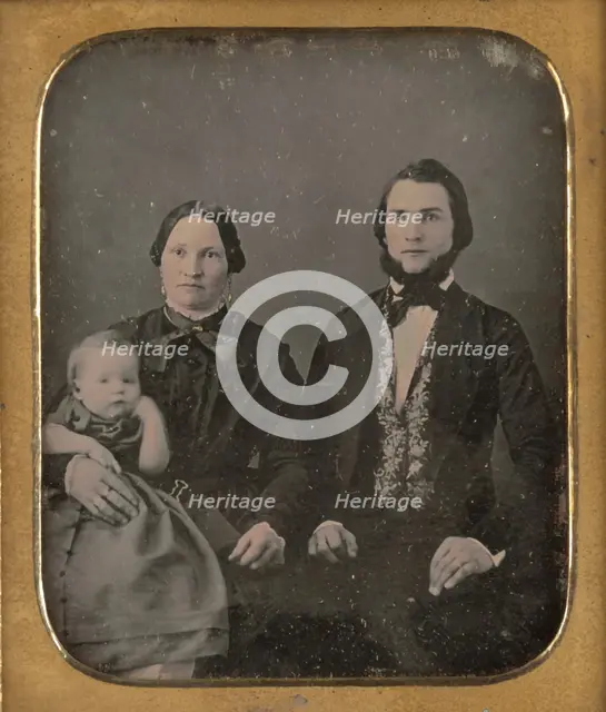 Portrait of a Family, about 1853. Creator: Unknown.