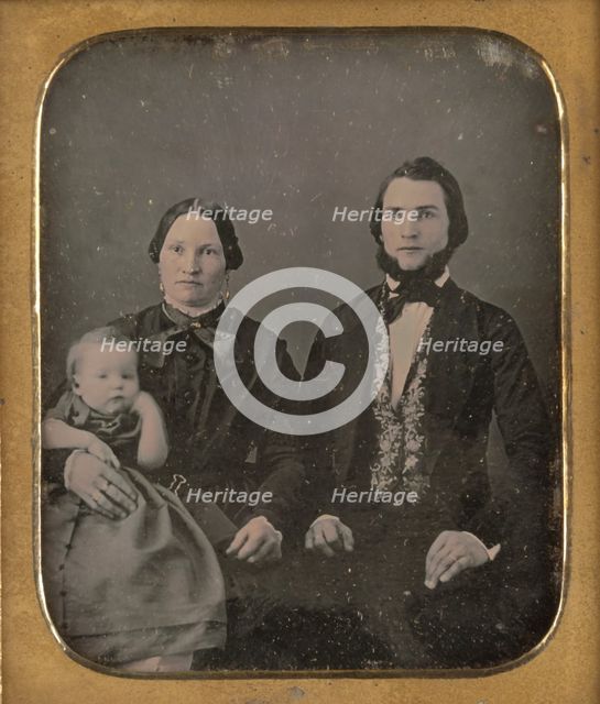 Portrait of a Family, about 1853. Creator: Unknown.
