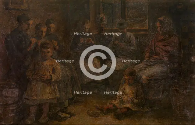 Portrait of a Family, c1870-1920. Creator: Xavier Mellery.