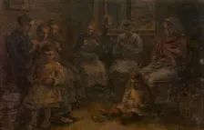 Portrait of a Family, c1870-1920. Creator: Xavier Mellery