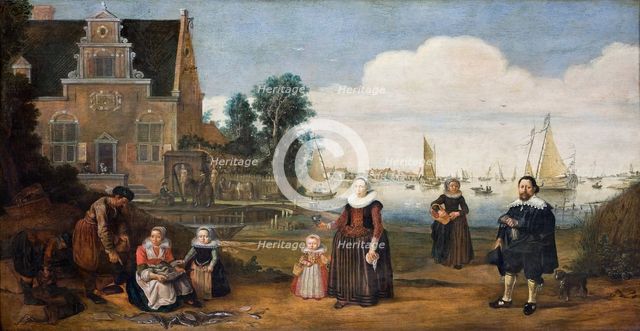 Portrait of a Family, First third of 17th cen.. Artist: Arentsz, Arent (1585-1631)