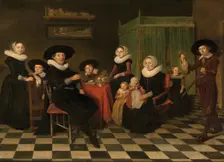 Portrait of a Family, mid-17th century. Creator: Anthonie Palamedesz