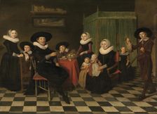 Portrait of a Family, mid-17th century. Creator: Anthonie Palamedesz