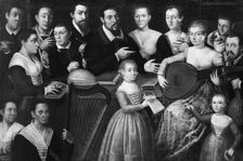Portrait of a Family, second half 16th century. Creator: Girolamo Forni