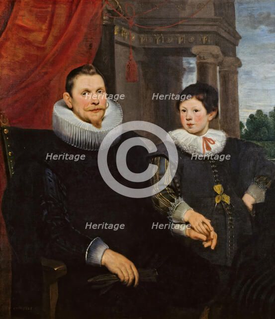 Portrait of a Father and Son, 1626. Creator: Cornelis de Vos.