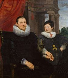 Portrait of a Father and Son, 1626. Creator: Cornelis de Vos