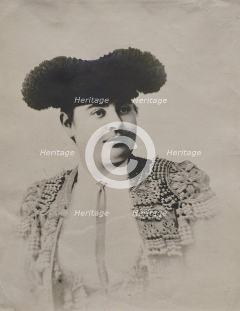 Portrait of a female bullfighter, last quarter of the 19th century.  Creator: Anon.
