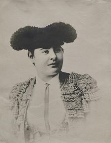 Portrait of a female bullfighter, last quarter of the 19th century. Creator: Anon