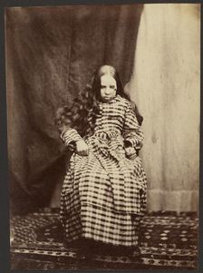 Portrait of a Female Patient, Surrey County Asylum, 1848-1858. Creator: Hugh Welch Diamond