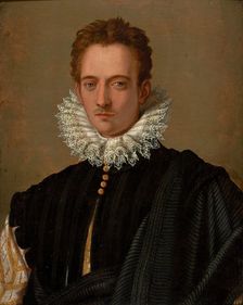 Portrait of a Florentine Nobleman (Piero de Medici?). Creator: Alessandro Allori