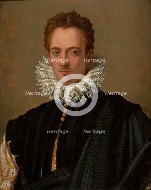 Portrait of a Florentine Nobleman (Piero de Medici?). Creator: Alessandro Allori.