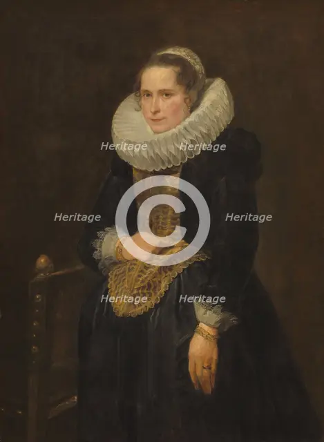 Portrait of a Flemish Lady, 1618. Creator: Anthony van Dyck.