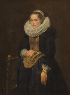 Portrait of a Flemish Lady, probably 1618. Creator: Anthony van Dyck
