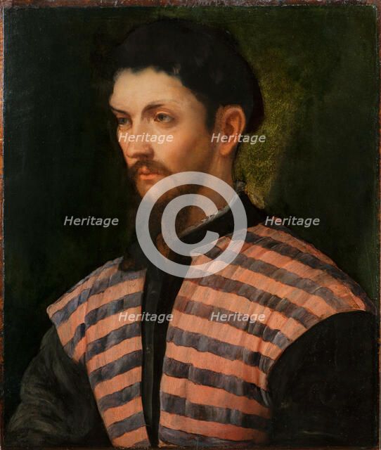 Portrait of a Gentleman, 1543-1544. Creator: Romanino, Gerolamo (1485/6-1566).
