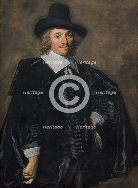 Portrait of a Gentleman, 1650/1652. Creator: Frans Hals.