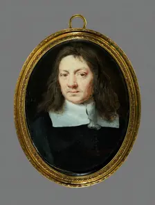 Portrait of a Gentleman, 1658. Creator: Samuel Cooper
