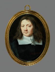 Portrait of a Gentleman, 1658. Creator: Samuel Cooper