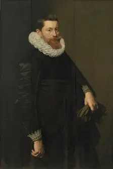 Portrait of a Gentleman, 1621. Creators: Nicolaes Eliasz Pickenoy, Michiel van Mierevelt