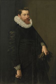 Portrait of a Gentleman, 1621. Creators: Nicolaes Eliasz Pickenoy, Michiel van Mierevelt
