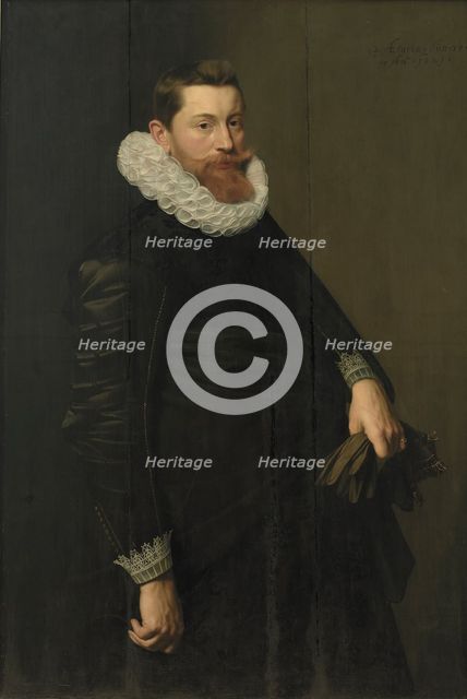 Portrait of a Gentleman, 1621. Creators: Nicolaes Eliasz Pickenoy, Michiel van Mierevelt.