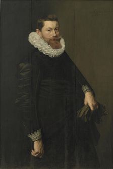 Portrait of a Gentleman, 1621. Creators: Nicolaes Eliasz Pickenoy, Michiel van Mierevelt