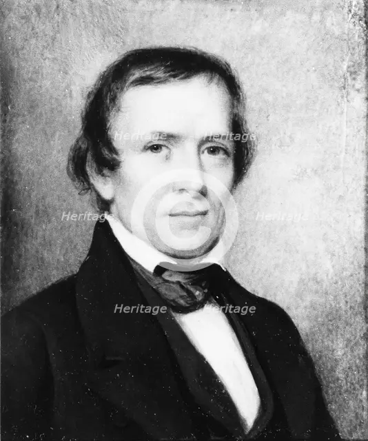 Portrait of a Gentleman, 1840-50. Creator: James Reid Lambdin.