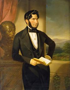 Portrait of a gentleman, 1842. Creator: Joseph Weidner