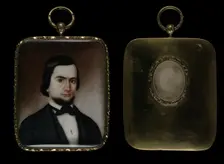 Portrait of a Gentleman, 1846. Creator: Peregrine F Cooper