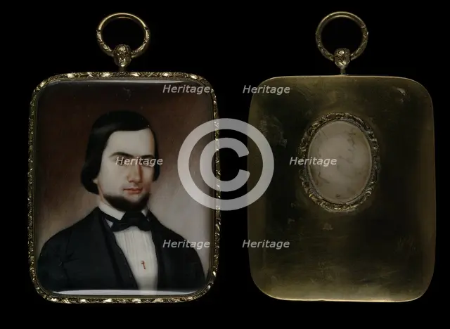 Portrait of a Gentleman, 1846. Creator: Peregrine F Cooper.