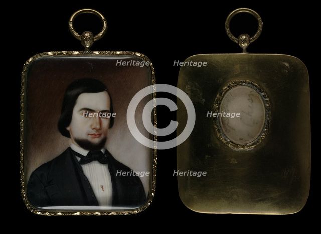 Portrait of a Gentleman, 1846. Creator: Peregrine F Cooper.