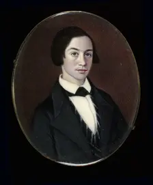 Portrait of a Gentleman, 1847. Creator: Moses B Russell