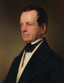 Portrait of a gentleman, 1850. Creator: Franz Eybl
