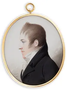 Portrait of a gentleman, 1802. Creator: Jakob Axel Gillberg