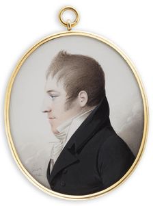 Portrait of a gentleman, 1802. Creator: Jakob Axel Gillberg