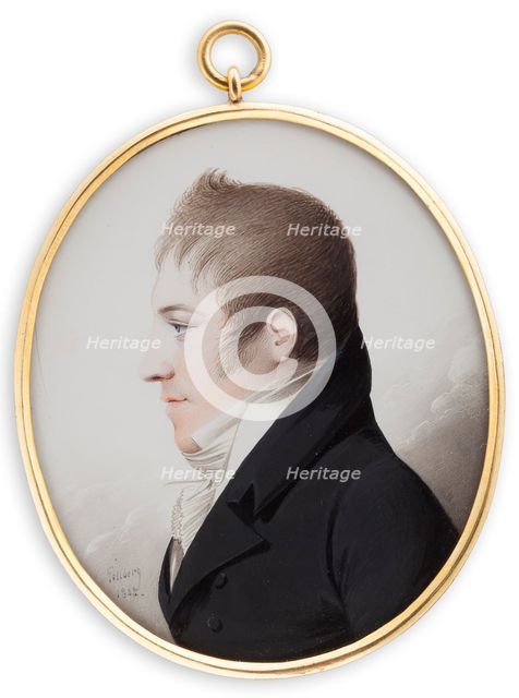 Portrait of a gentleman, 1802. Creator: Jakob Axel Gillberg.