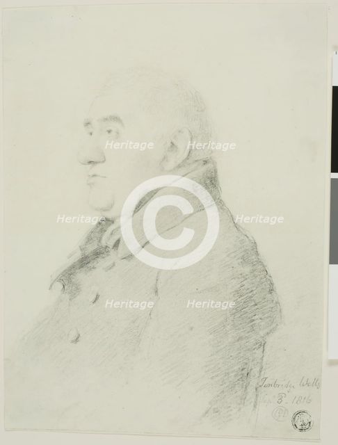 Portrait of a Gentleman, 1816. Creator: George Dance.