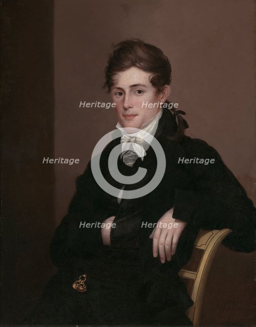 Portrait of a Gentleman, 1817. Creator: James Peale.