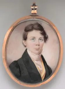Portrait of a Gentleman, 1822. Creator: Daniel Dickinson