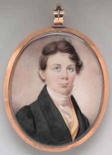 Portrait of a Gentleman, 1822. Creator: Daniel Dickinson