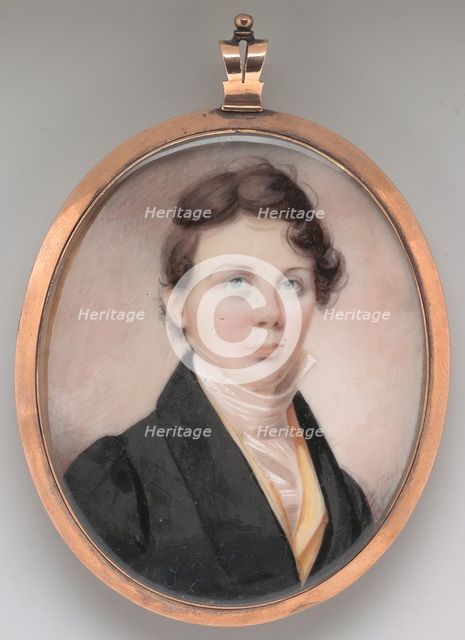 Portrait of a Gentleman, 1822. Creator: Daniel Dickinson.