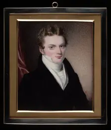 Portrait of a Gentleman, 1824. Creator: George Freeman