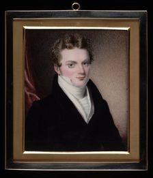 Portrait of a Gentleman, 1824. Creator: George Freeman